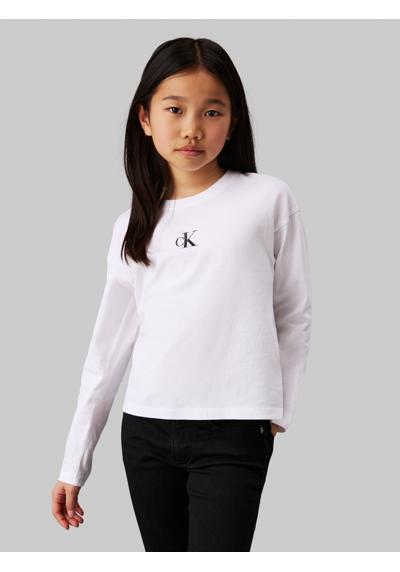 Рубашка с длинными рукавами для детей до 16 лет и с логотипом.