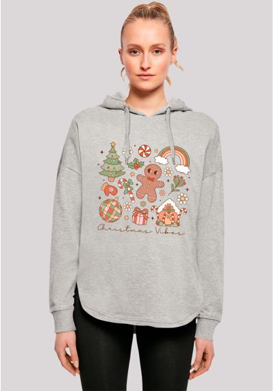 Толстовка с капюшоном Weihnachten Vibes Cozy Cute Winter