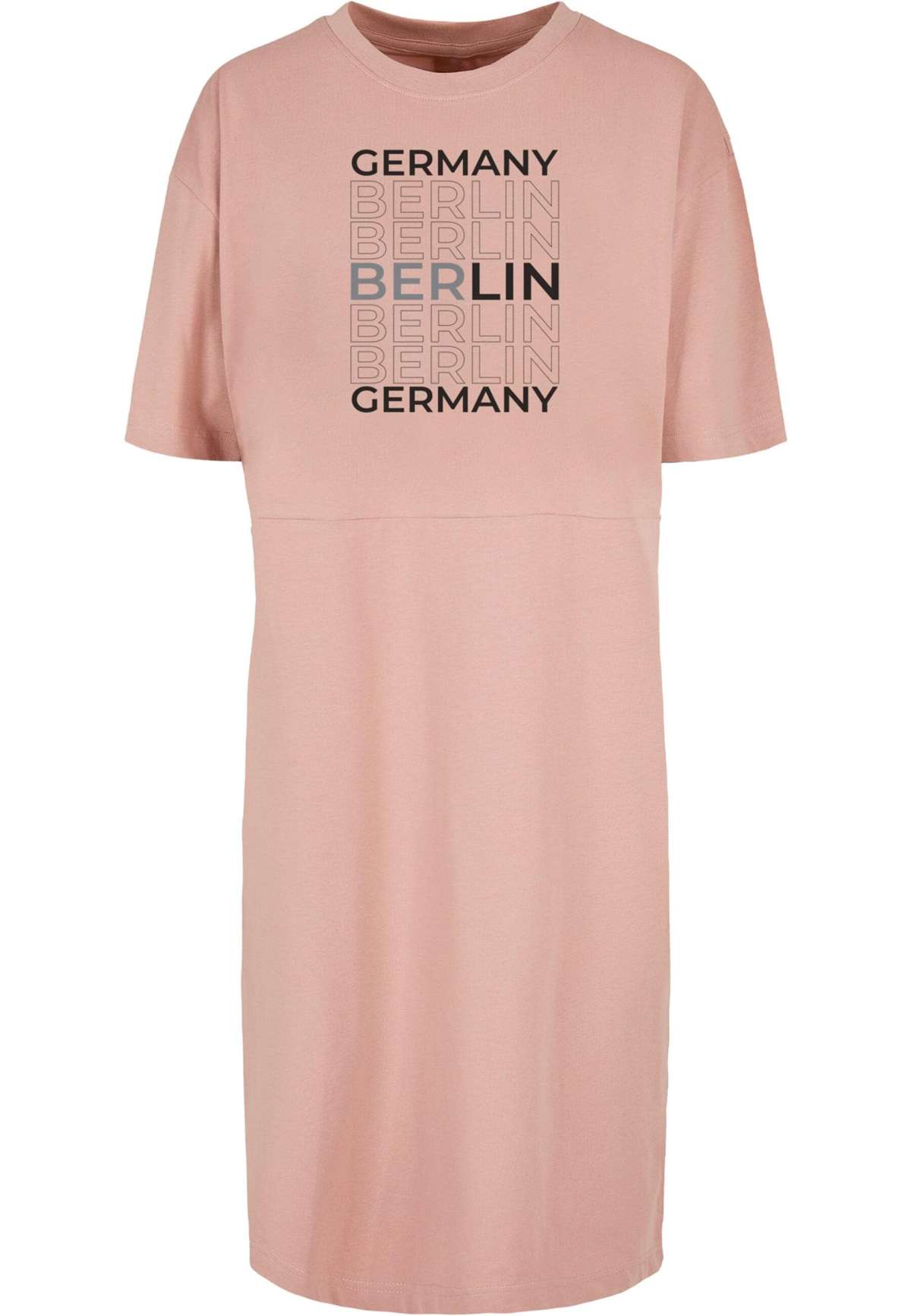 Платье-рубашка Damen Ladies Berlin Organic Oversized Slit Tee Dress