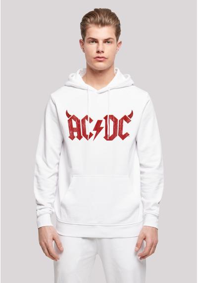 Толстовка с капюшоном ACDC Rock Band Horns Logo