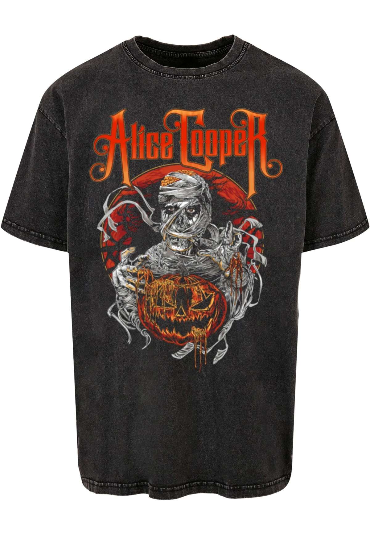 футболка»Herren Alice Cooper - Insane Mummy Washed Oversize Tee«