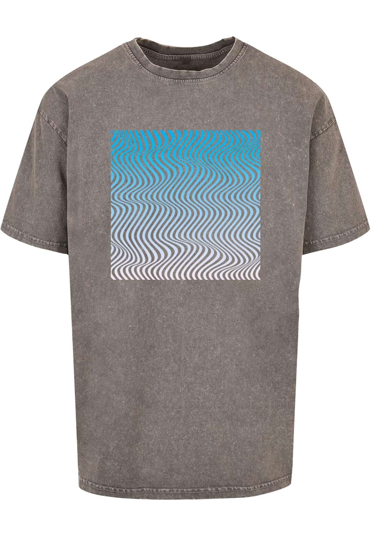 футболка»Herren Summer - Wavy Pattern Acid Washed Oversize Tee«