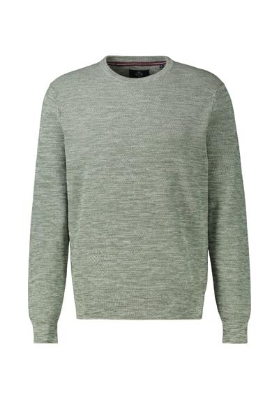 Вязаный свитер LERROS Strickpullover in Melangeoptik