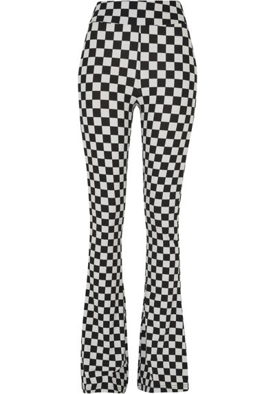 леггинсы Urban Classics Damen Ladies Checked Boot Cut Leggings