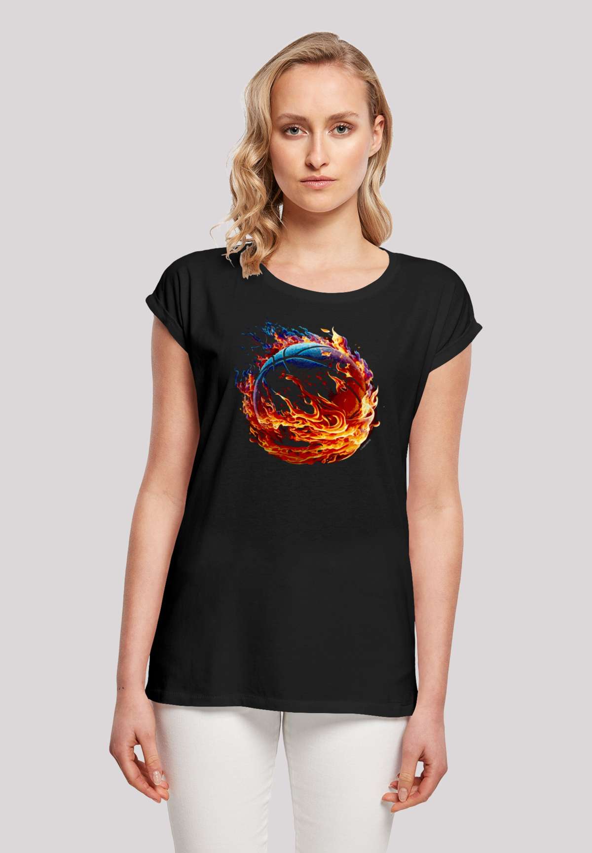 футболка »Basketball On Fire Sport SHORT SLEEVE«