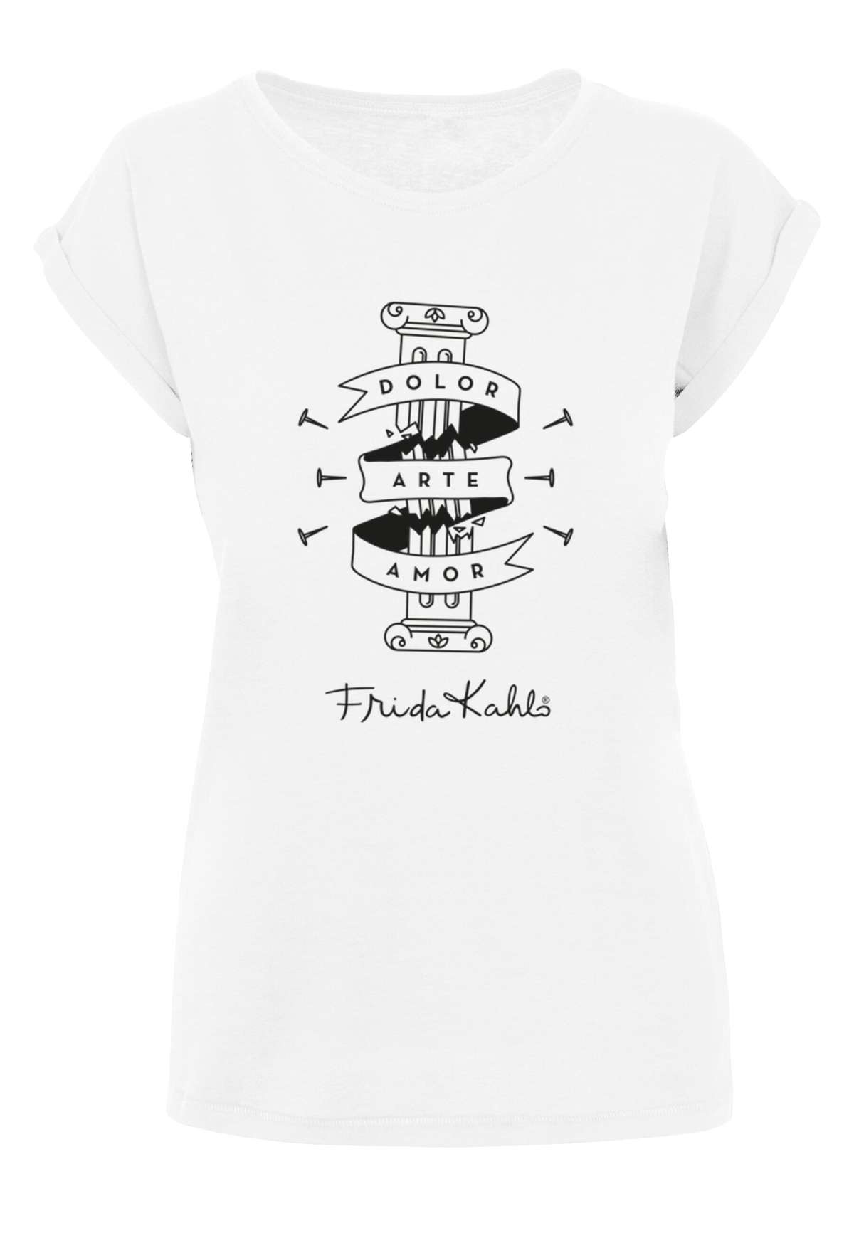 футболка Damen Ladies Frida Kahlo - Dolor Arte Amor T-Shirt