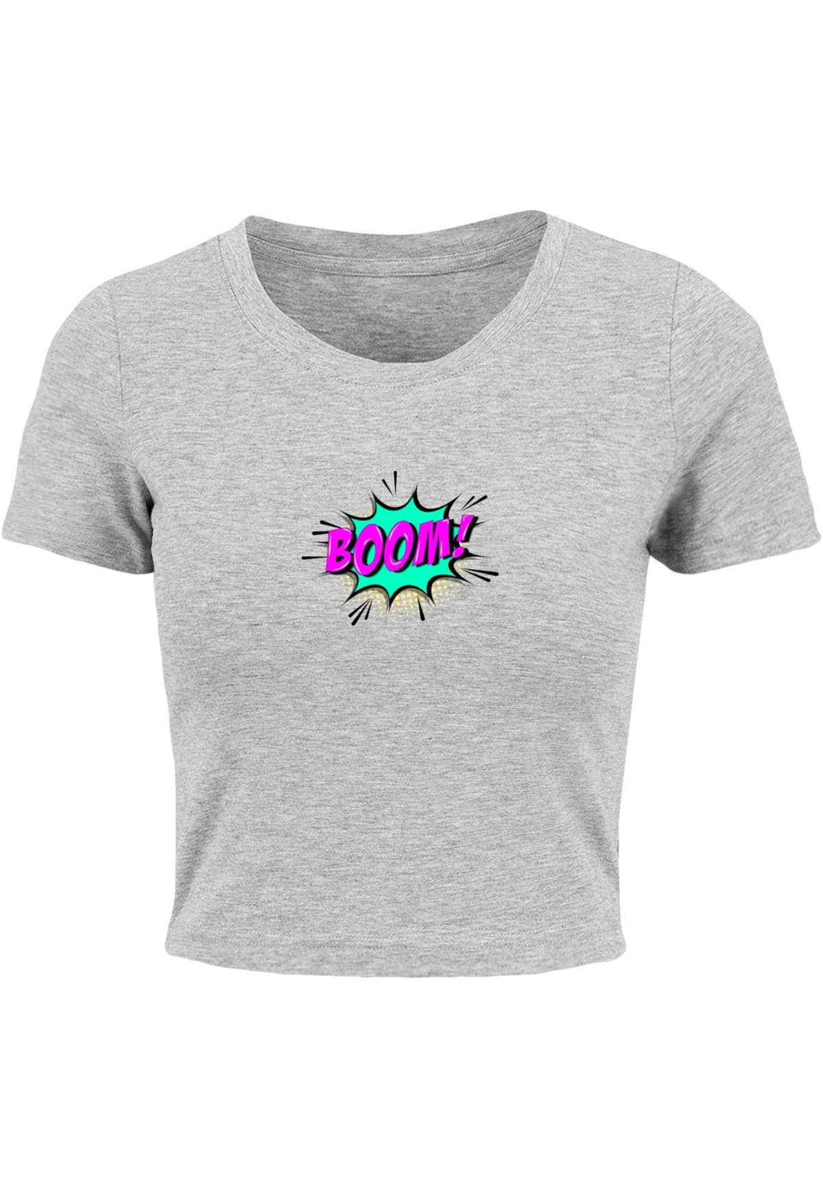 футболка »Damen Ladies BOOM Comic Cropped Tee«