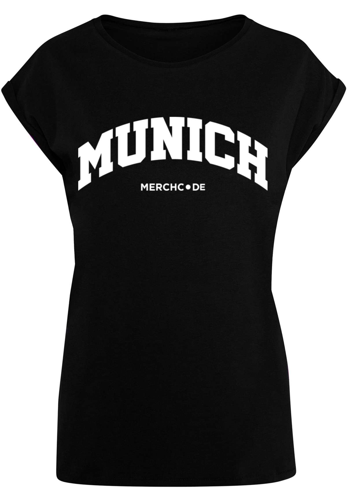 футболка »Damen Ladies Munich Wording - T-Shirt«