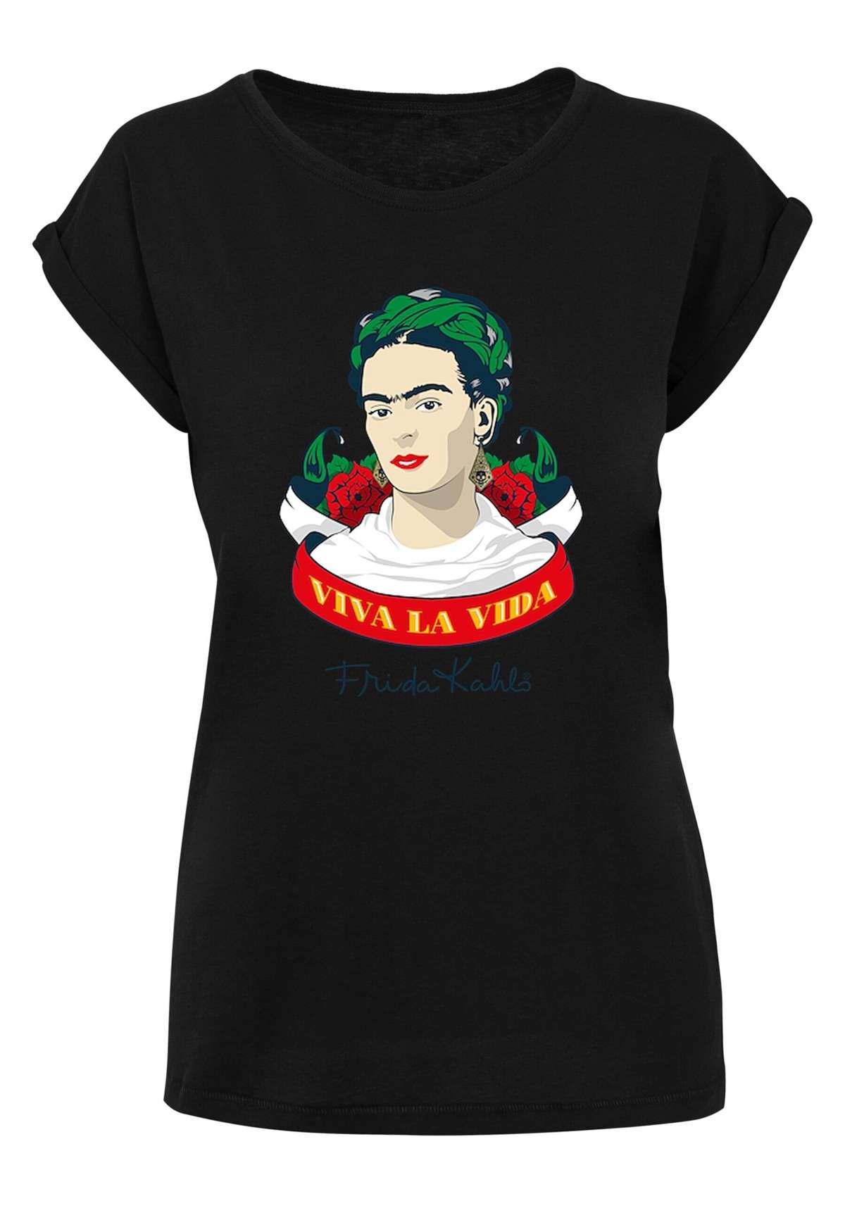 футболка Damen Ladies Frida Kahlo Viva la vida T-Shirt