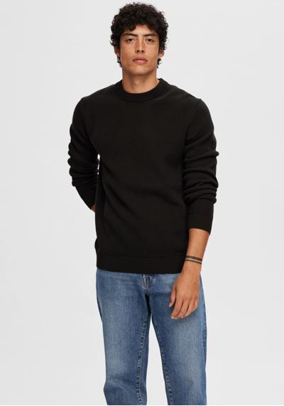 Свитер с круглым вырезом SLHDANE LS KNIT STRUCTURE CREW NECK NOOS