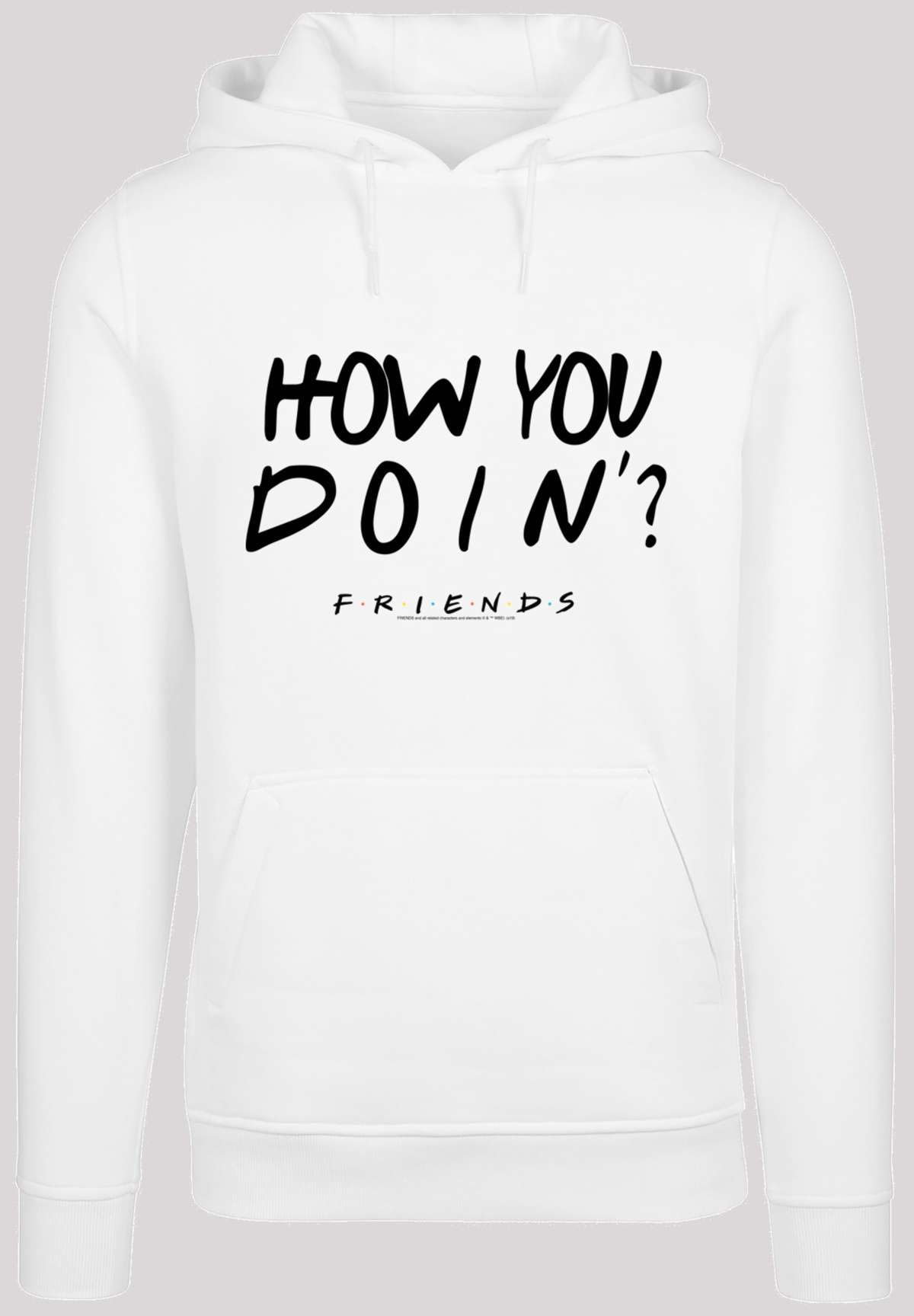 толстовка»Herren Friends How You Doin? -WHT with Heavy Hoody«