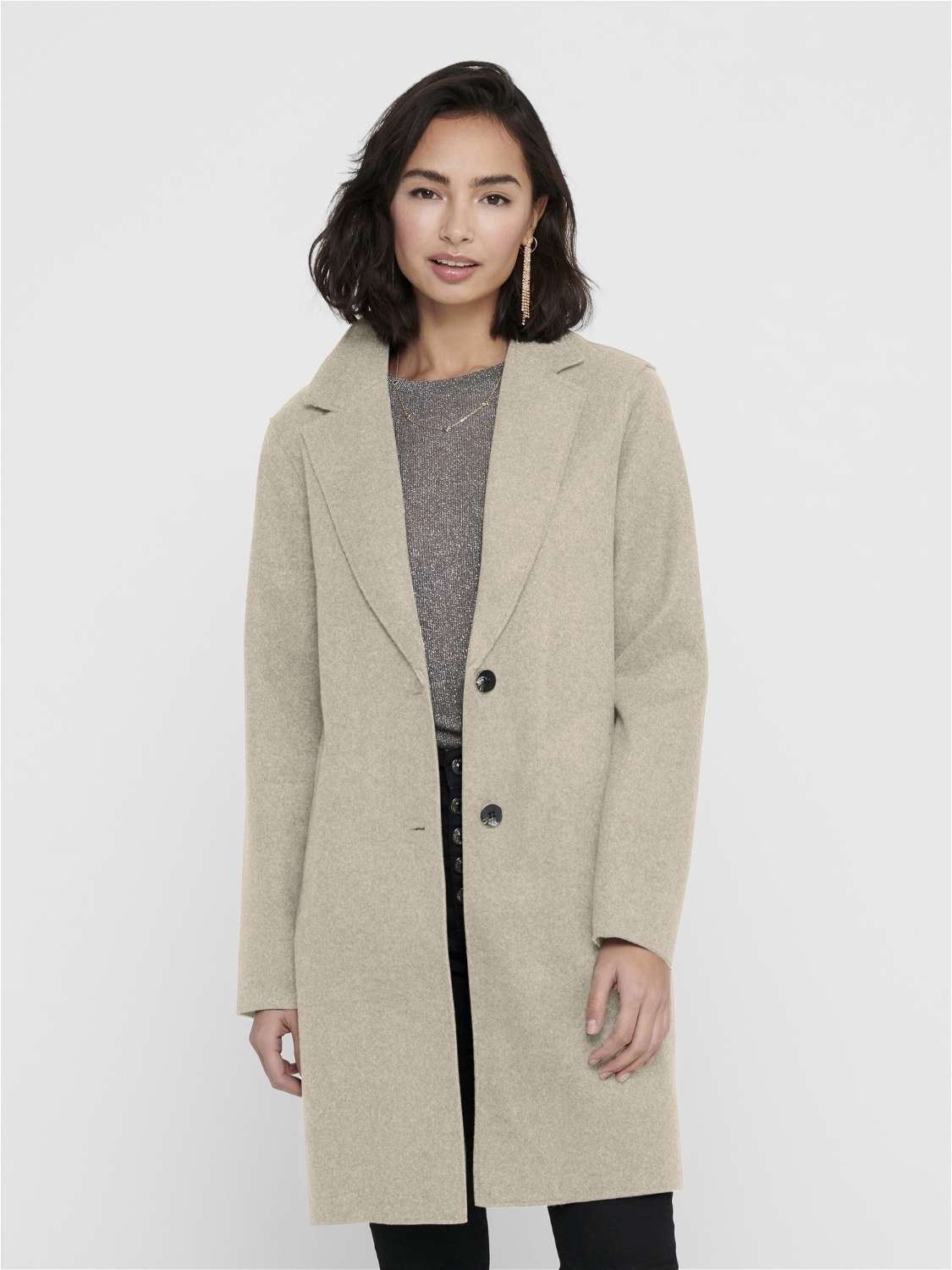 Длинное пальто ONLCARRIE BONDED COAT OTW NOOS