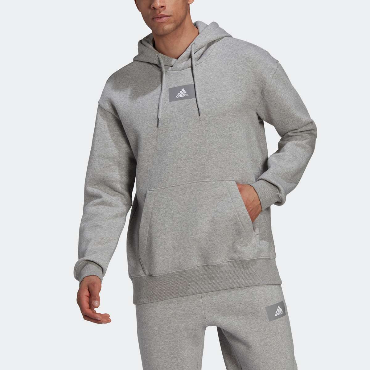 Толстовка с капюшоном»ESSENTIALS FEELVIVID COTTON FLEECE DROP SHOULDER HOODIE«