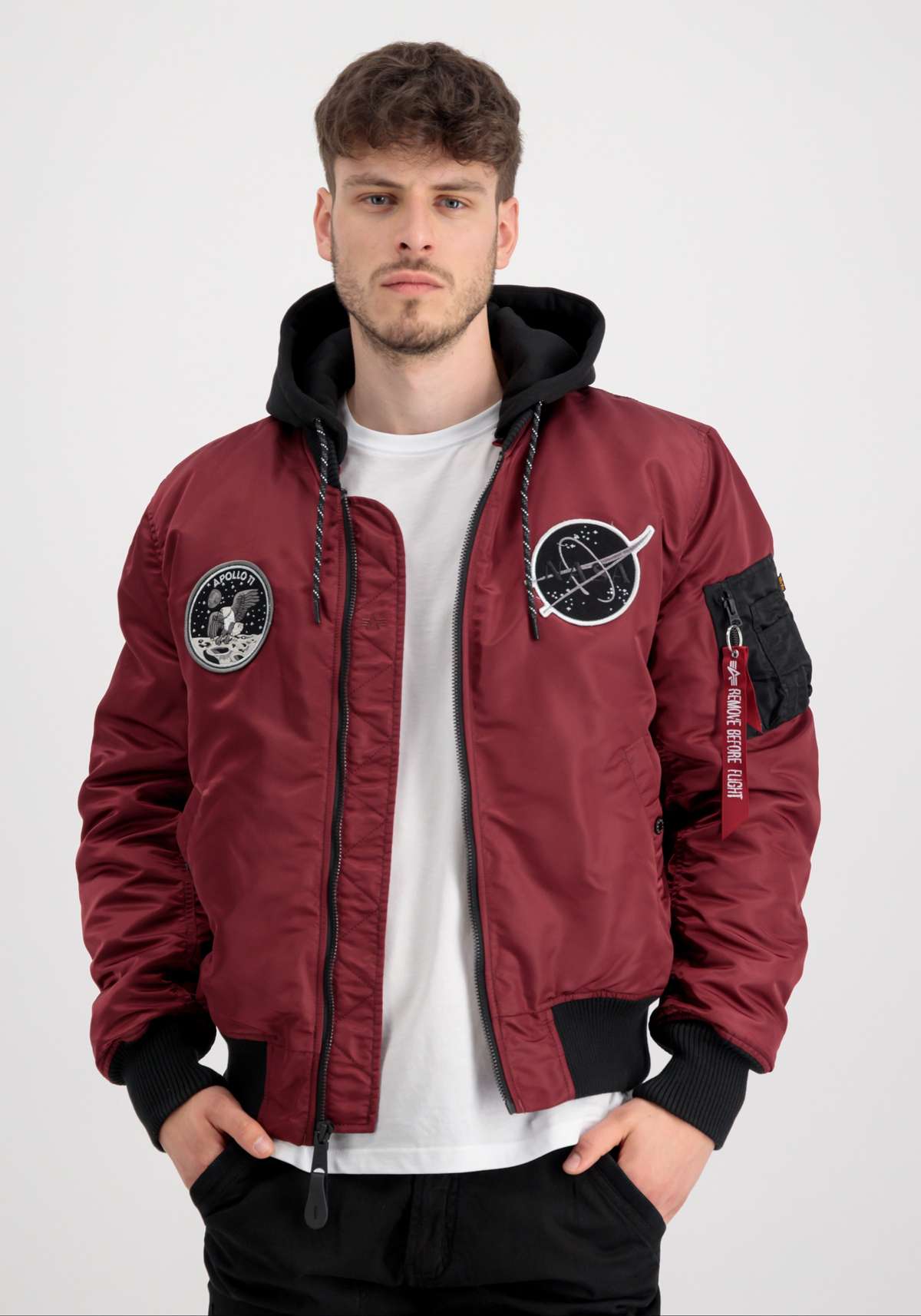 Куртка-бомбер»Men - Bomber Jackets MA-1 VF Hood Dark Side«