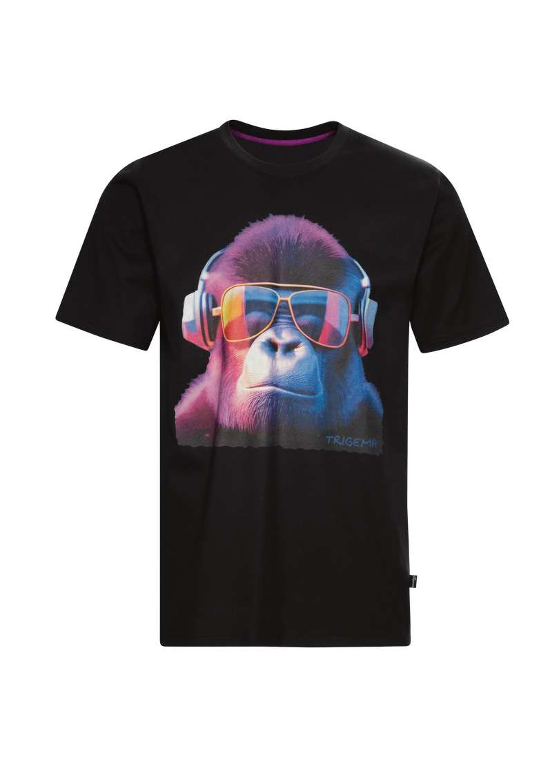 футболка»TRIGEMA T-Shirt mit coolem Gorilla-Print«