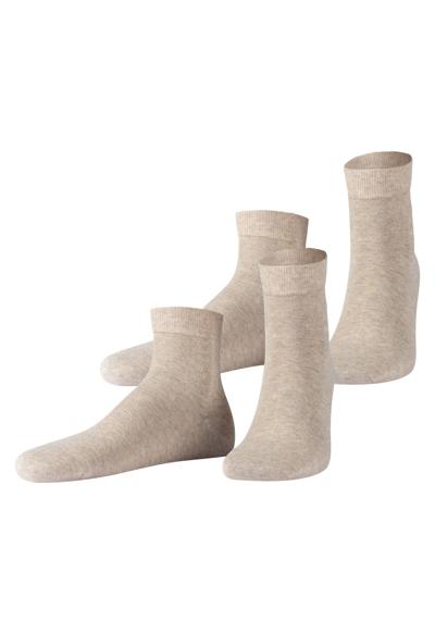 Короткие носки Socken Unisex premium essential organic cotton Quarter 2p 2er Pack