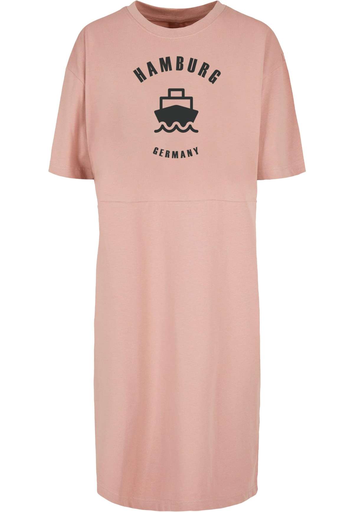 Платье-рубашка »Damen Ladies Hamburg Organic Oversized Slit Tee Dress«