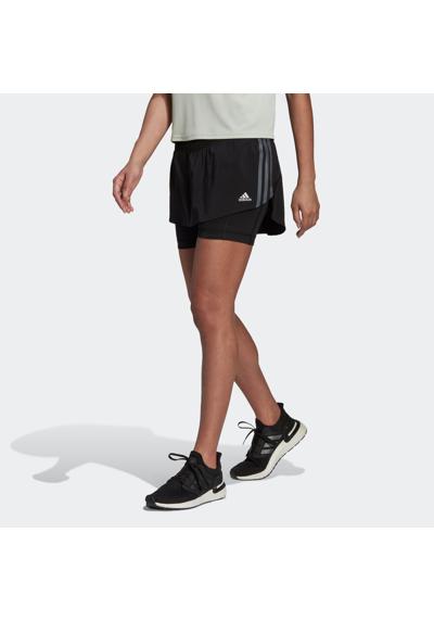 Шорты для бега RUN ICONS 3STREIFEN RUNNING SKORT