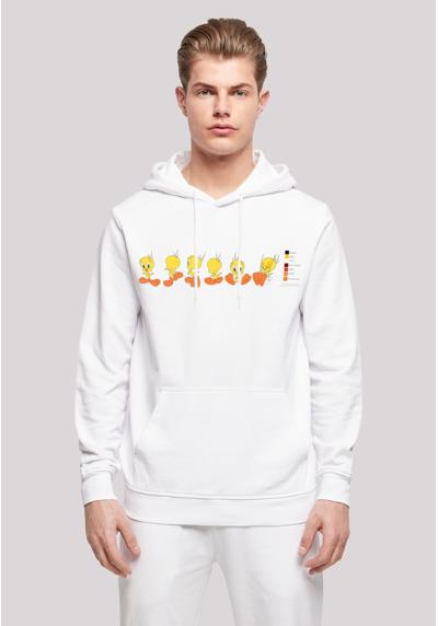 Толстовка с капюшоном»Looney Tunes Tweety Pie Colour Code«