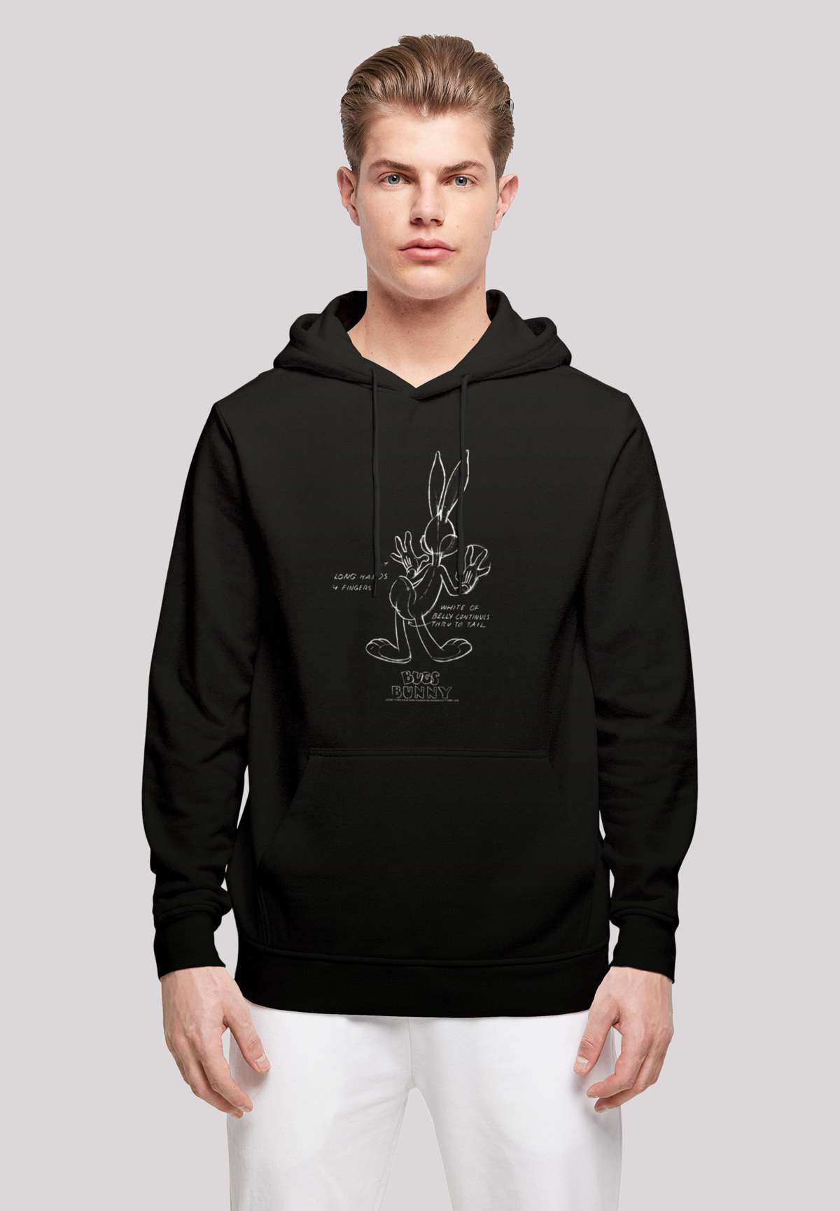 Толстовка с капюшоном»Looney Tunes Bugs Bunny White Belly«