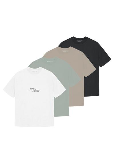 футболка T-Shirt JCOTARMAC BRANDING TEE CREW 4PK 4er Pack