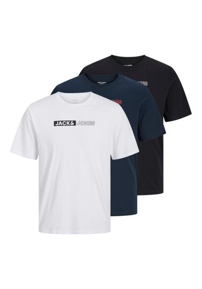 рубашка с круглым вырезом JJECORP LOGO TEE PLAYSS NECK 3PK MP PLS