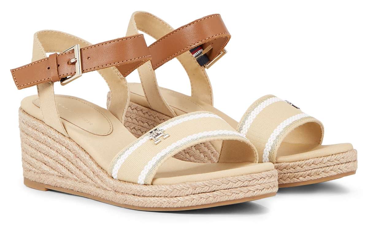 босоножки на танкетке WEBBING WEDGE SANDAL