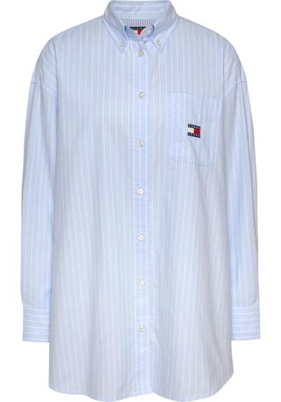 Блузка-рубашка с полосатым узором TJW OVS BADGE OXFORD SHIRT EXT