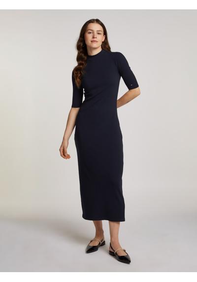 Платье миди с ребристой структурой SLIM 5X2 RIB MIDI DRESS 1/2