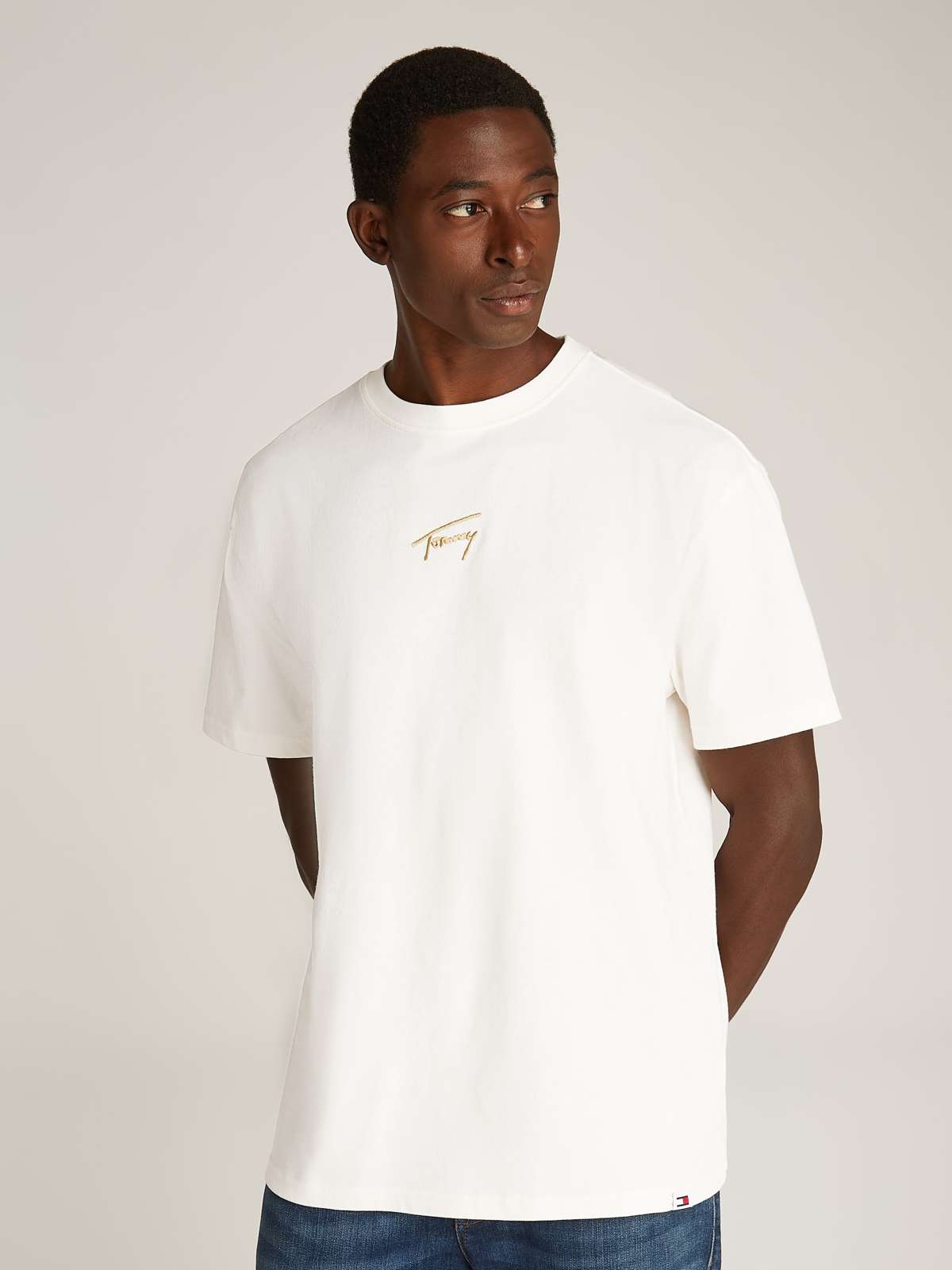 футболка TJM REG GOLD SIGNATURE TEE EXT