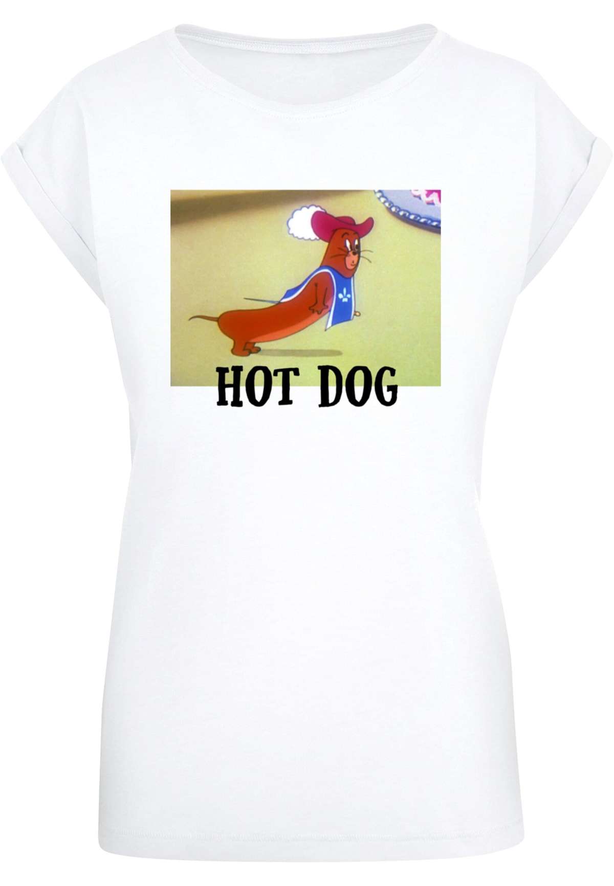 футболка »Damen Ladies Tom and Jerry - Hot Dog T-Shirt«