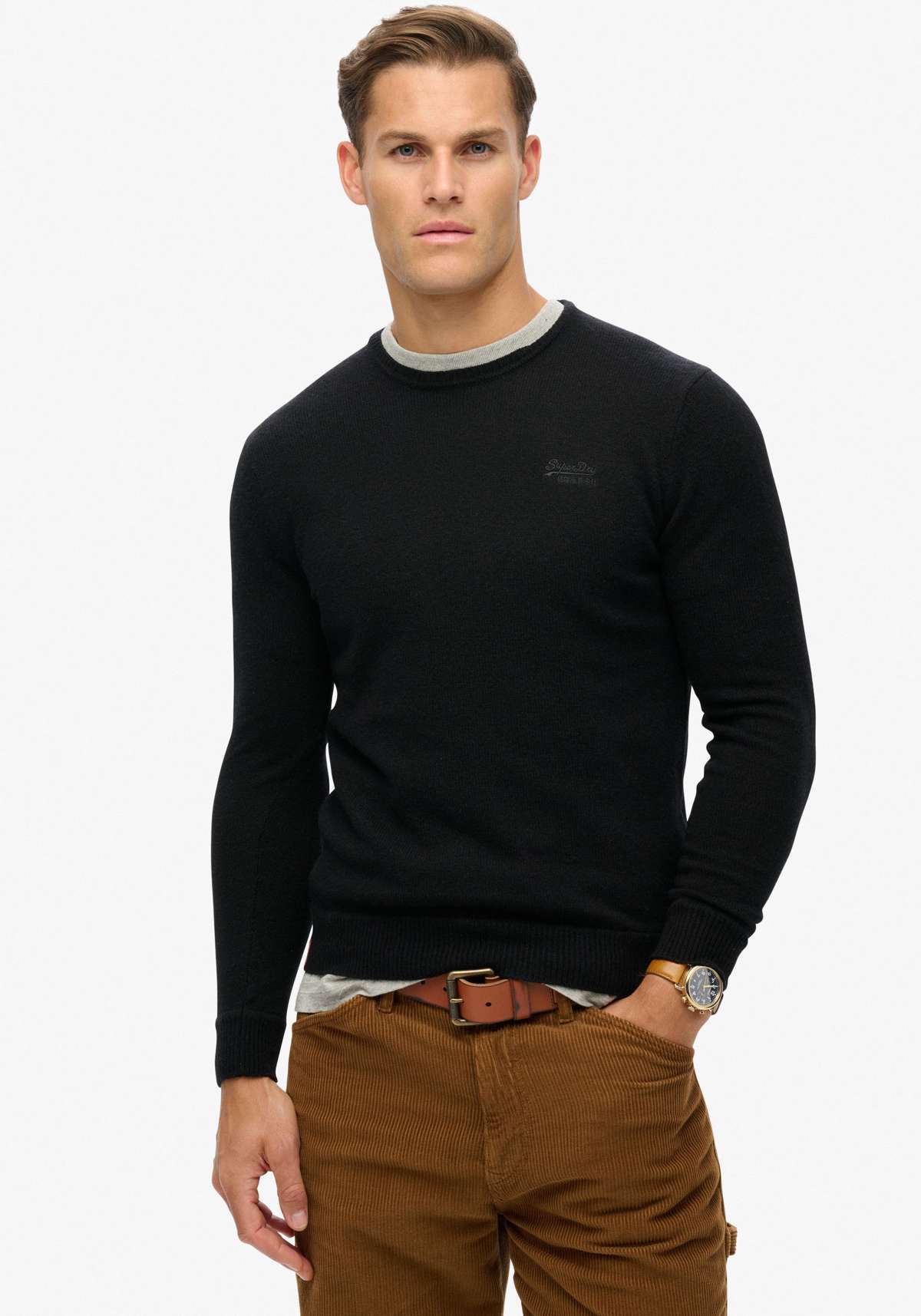 Свитер с круглым вырезом»ESSENTIAL SLIM FIT CREW JUMPER«