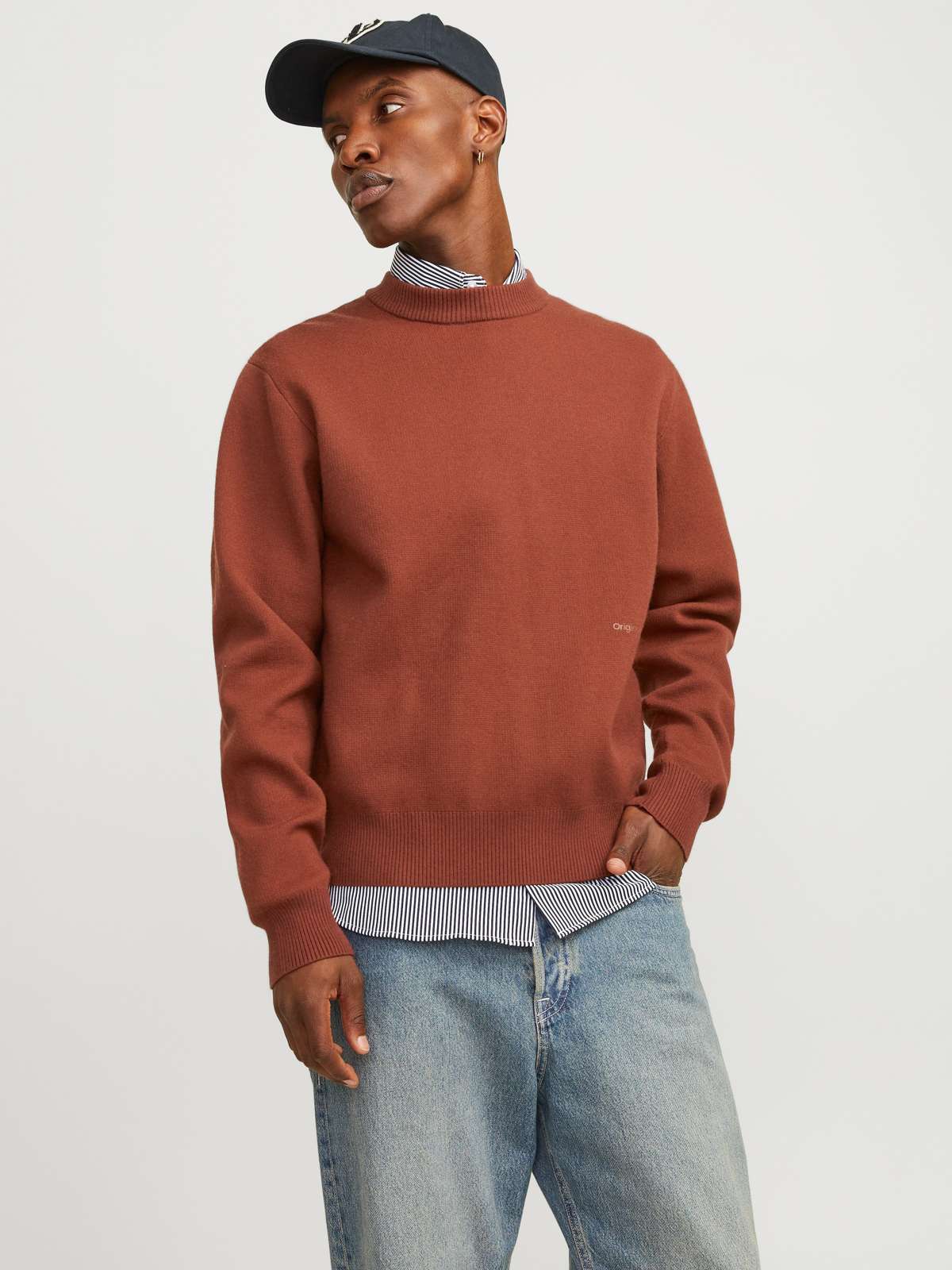 Свитер с круглым вырезом JORVESTERBRO KNIT CREW NECK SN