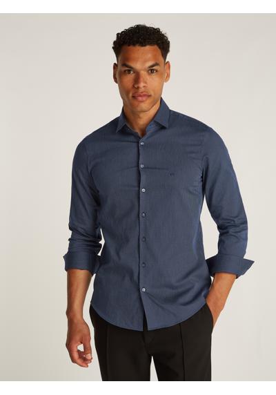 Деловая рубашка с логотипом BUSINESS STRIPE SLIM SHIRT