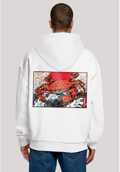 Толстовка с капюшоном Crab Kanji Japan