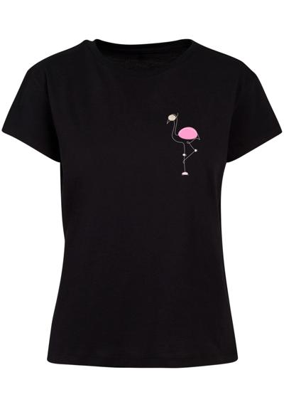 футболка Damen Ladies Flamingo Box Tee