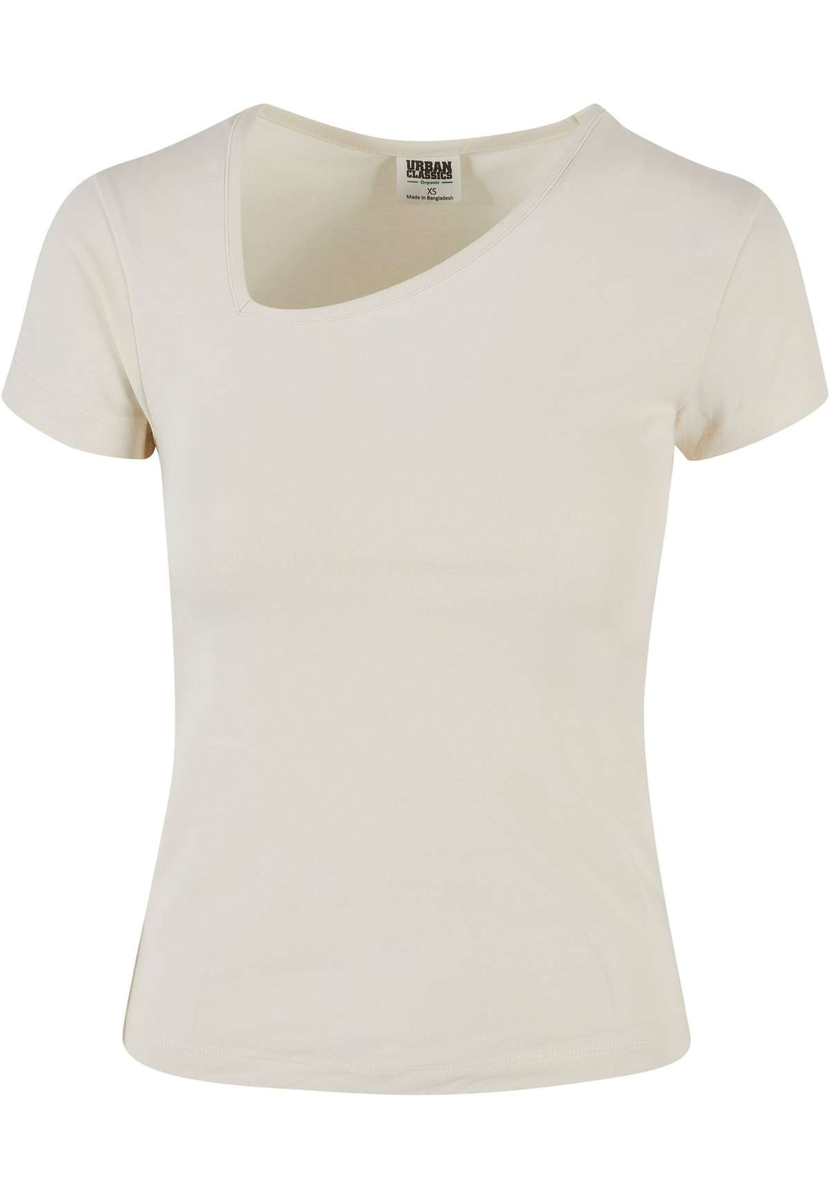 футболка »Urban Classics Damen Ladies Organic Asymmetric Neckline Tee«