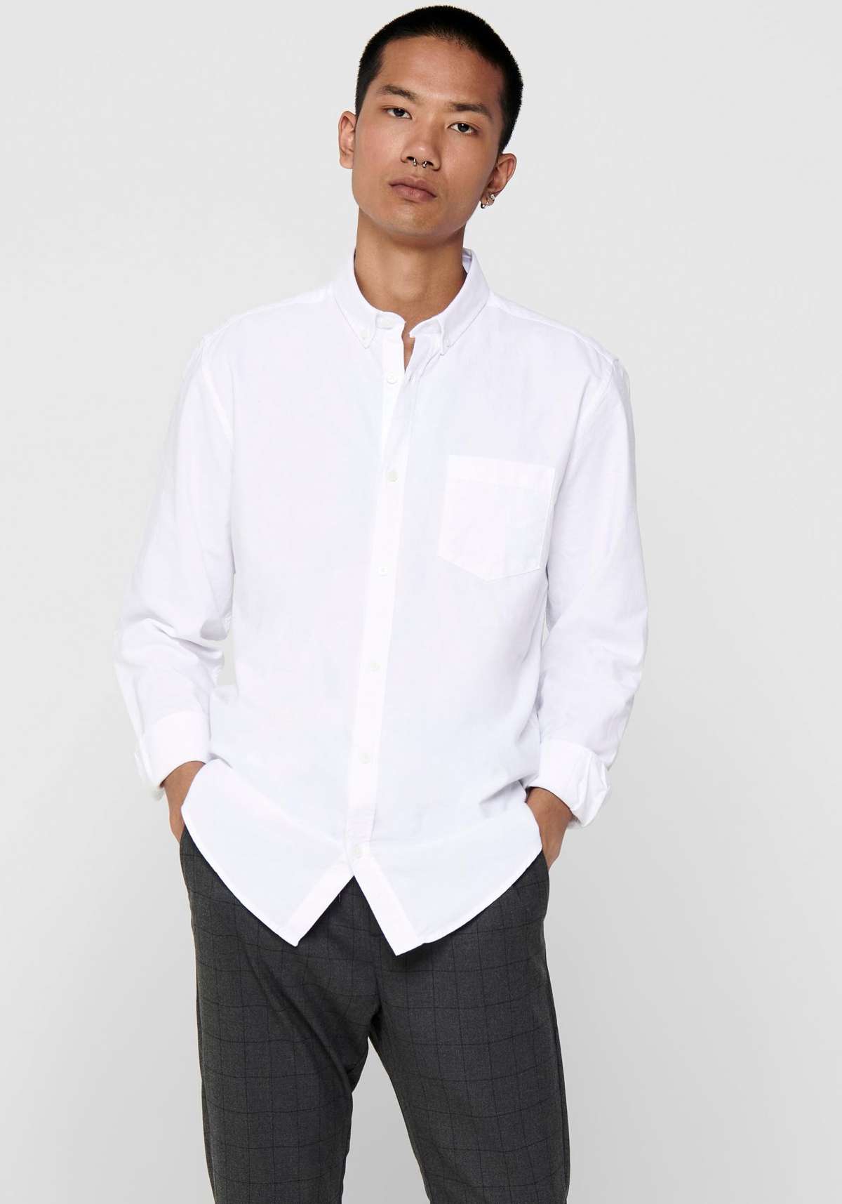 Рубашка с длинным рукавом»ONSALVARO SLIM LS OXFORD SHIRT NOOS«