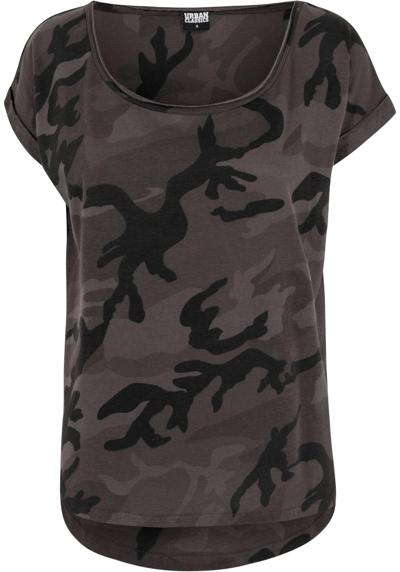 футболка »Urban Classics Damen Ladies Camo Back Shaped Tee«