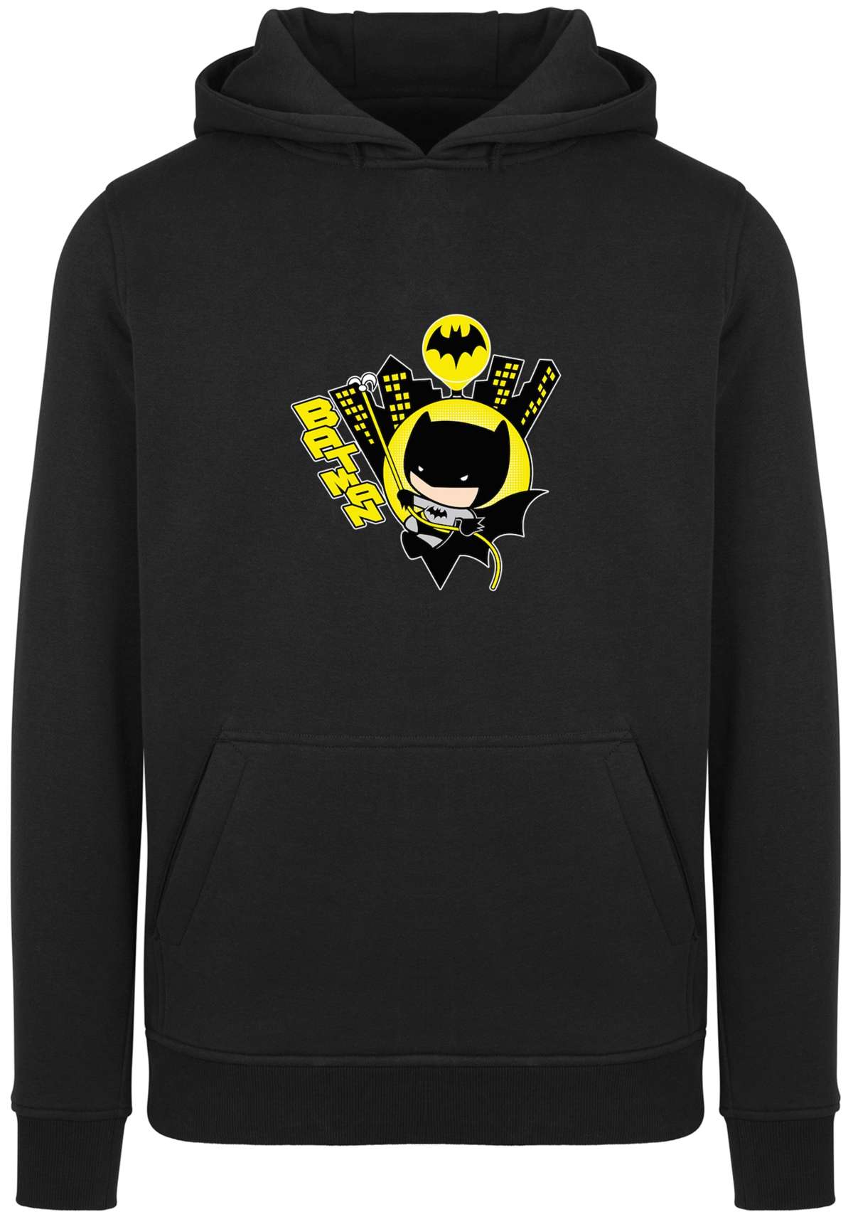 толстовка»Herren Chibi Batman Swinging with Fitted heavy hoody«