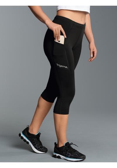 Брюки из джерси TRIGEMA Kurze Sportleggings mit Seitentasche