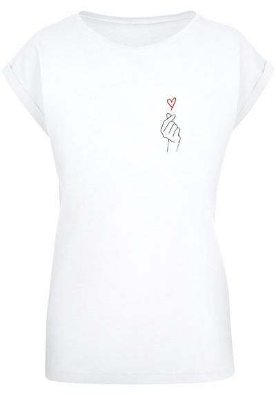 футболка »Damen Ladies K Heart Extended Shoulder Tee«