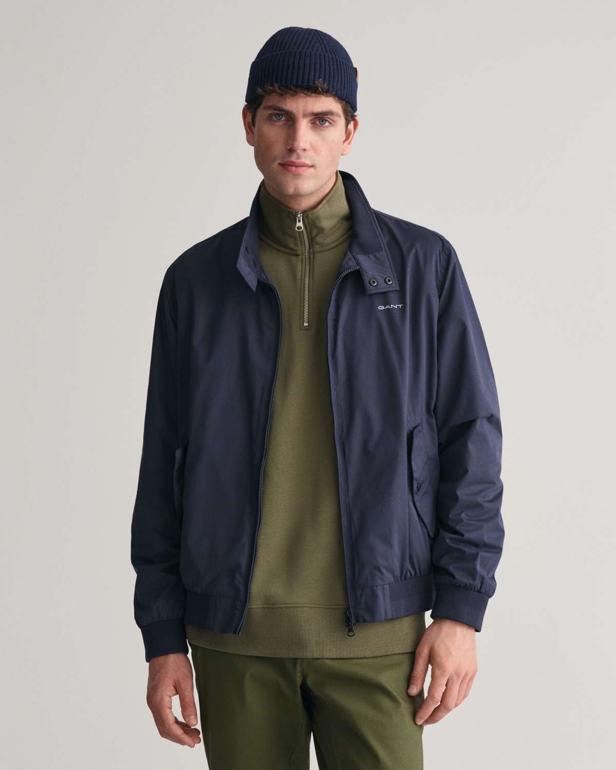 Блуза Leichte, taillierte Jacke, wetterbestandige Harrington Jacke Klassisch