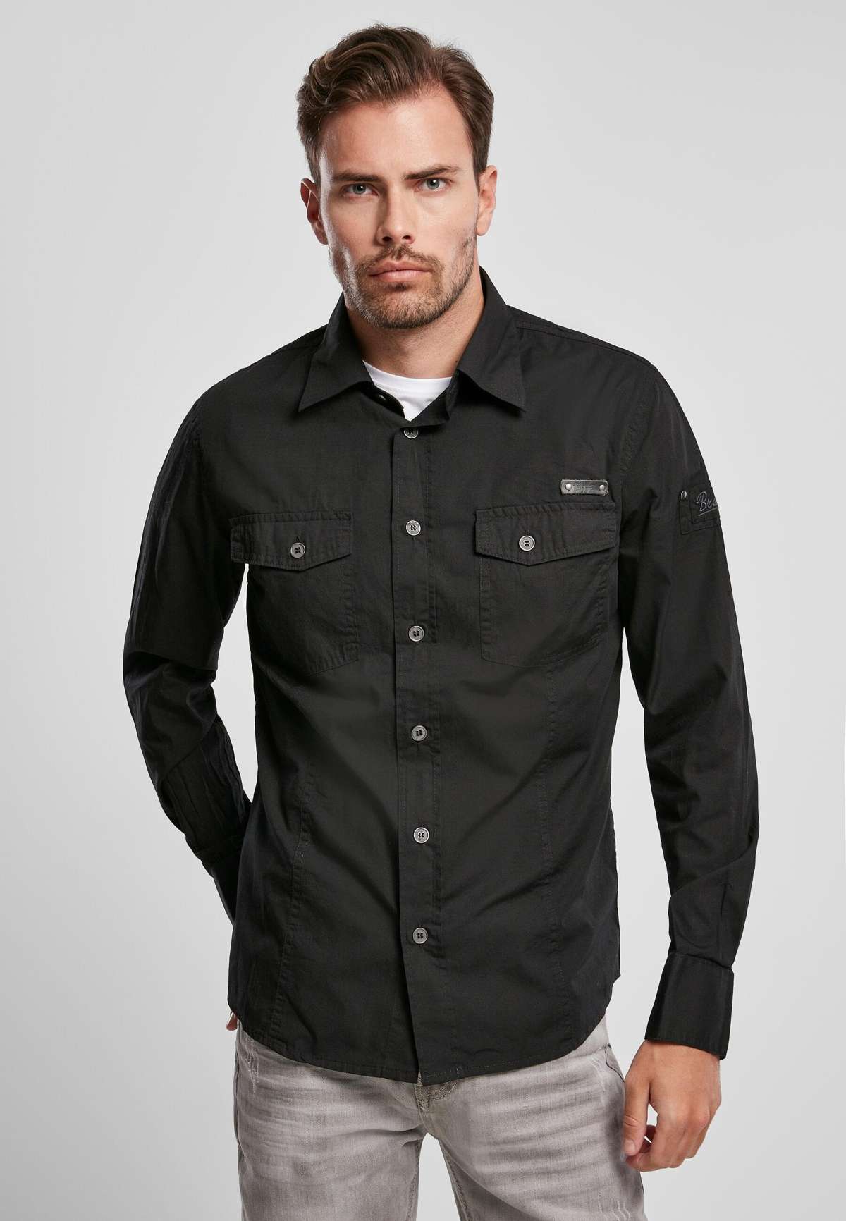 Рубашка с длинным рукавом»Herren Slim Worker Shirt«