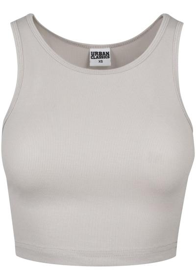 Мышечная рубашка Urban Classics Damen Ladies Rib Cropped Top