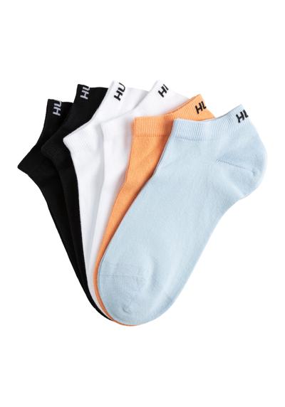 Носки для отдыха (6 шт.) с вышивкой логотипа