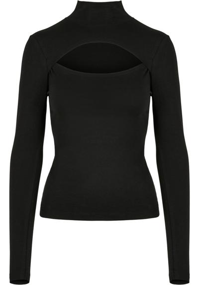 Рубашка с длинным рукавом »Urban Classics Damen Ladies Cut-Out Turtleneck Longsleeve«