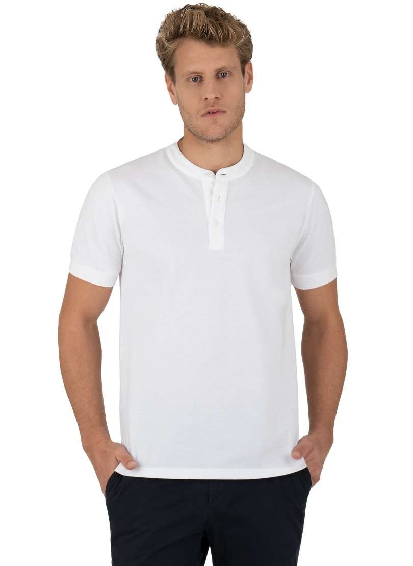 футболка TRIGEMA Henley Shirt mit Knopfleiste