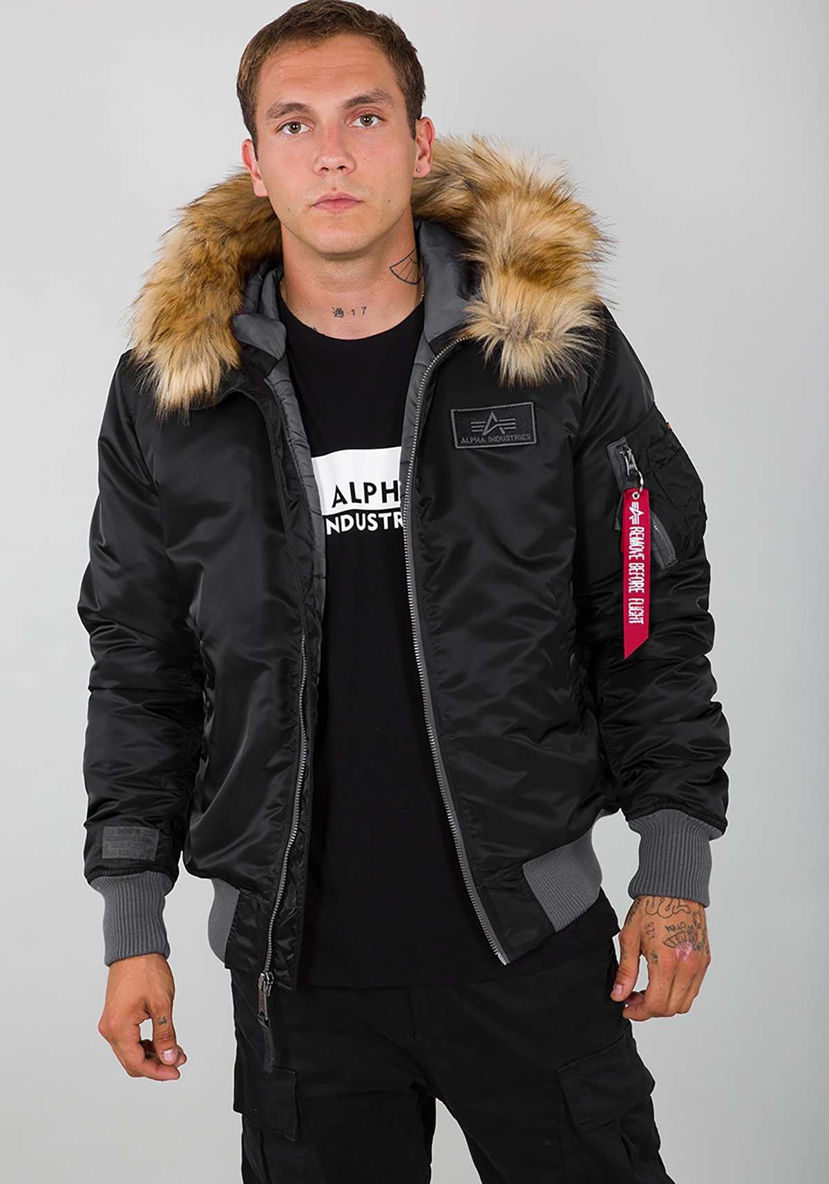 Зимняя куртка»Men - Bomber Jackets MA-1 Hooded CW«