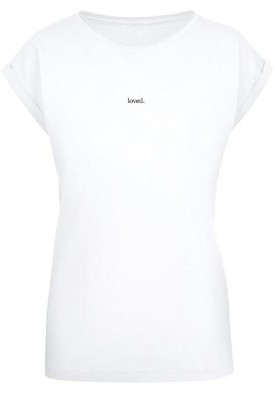 футболка Damen Ladies Love Extended Shoulder Tee